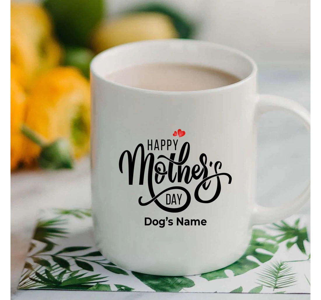 For Aunt Mommy Grandma Sister On Funny Novelty Present From Daughter Son Mom Dog's House Ceramic Mug Print On Both Sides