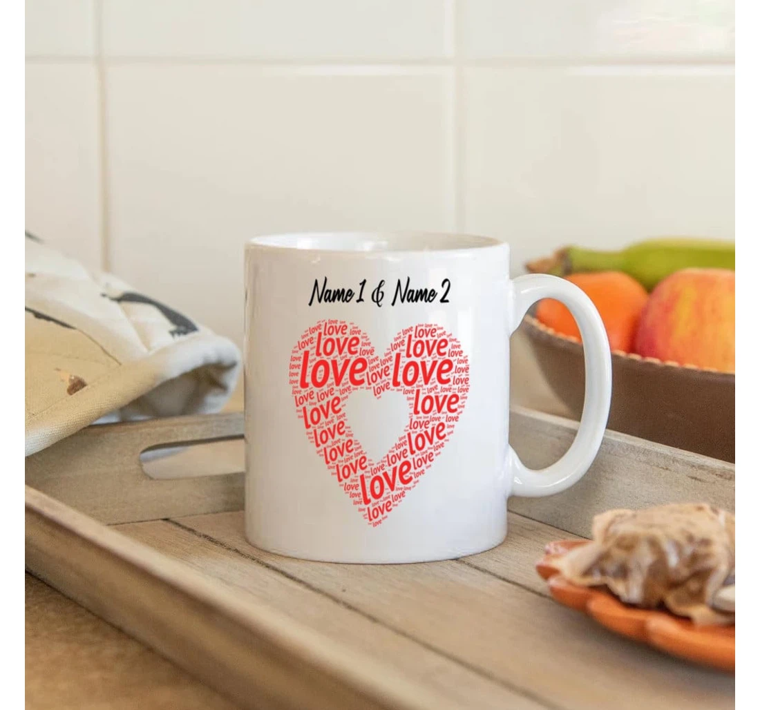 Personalized Couple Mugs Valentine Mugs Funny For Him Her Customized Mugs Ceramic Mug Print On Both Sides