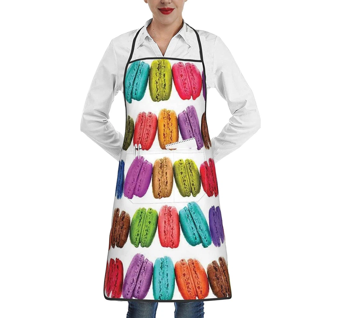 Macaron Biscuit Flavored Pastries Apron