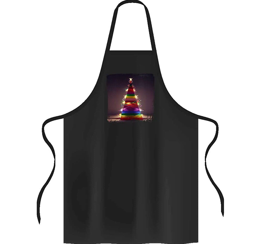 Rainbow Print Themed Art Apron