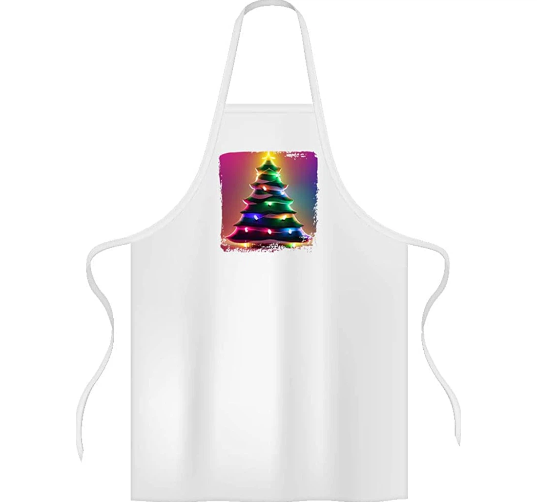 Pride Christmas Tree Art Themed Apron