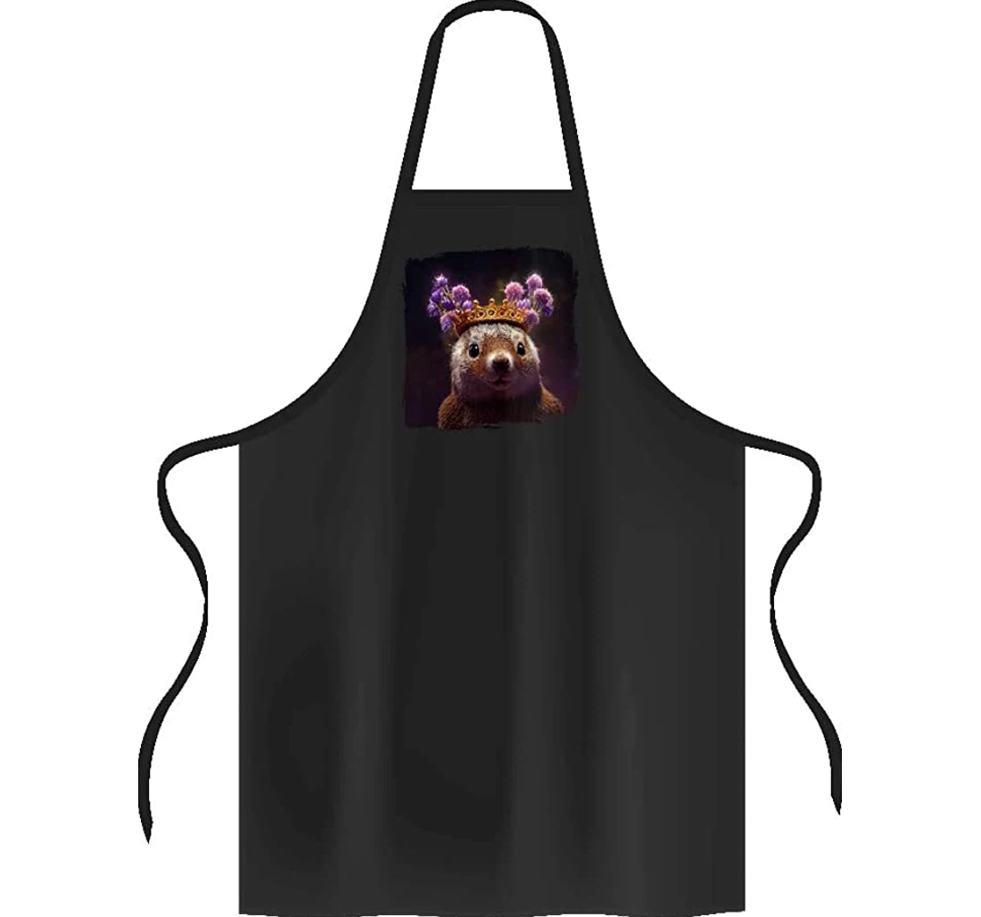 Queen Cute Marmot Apron