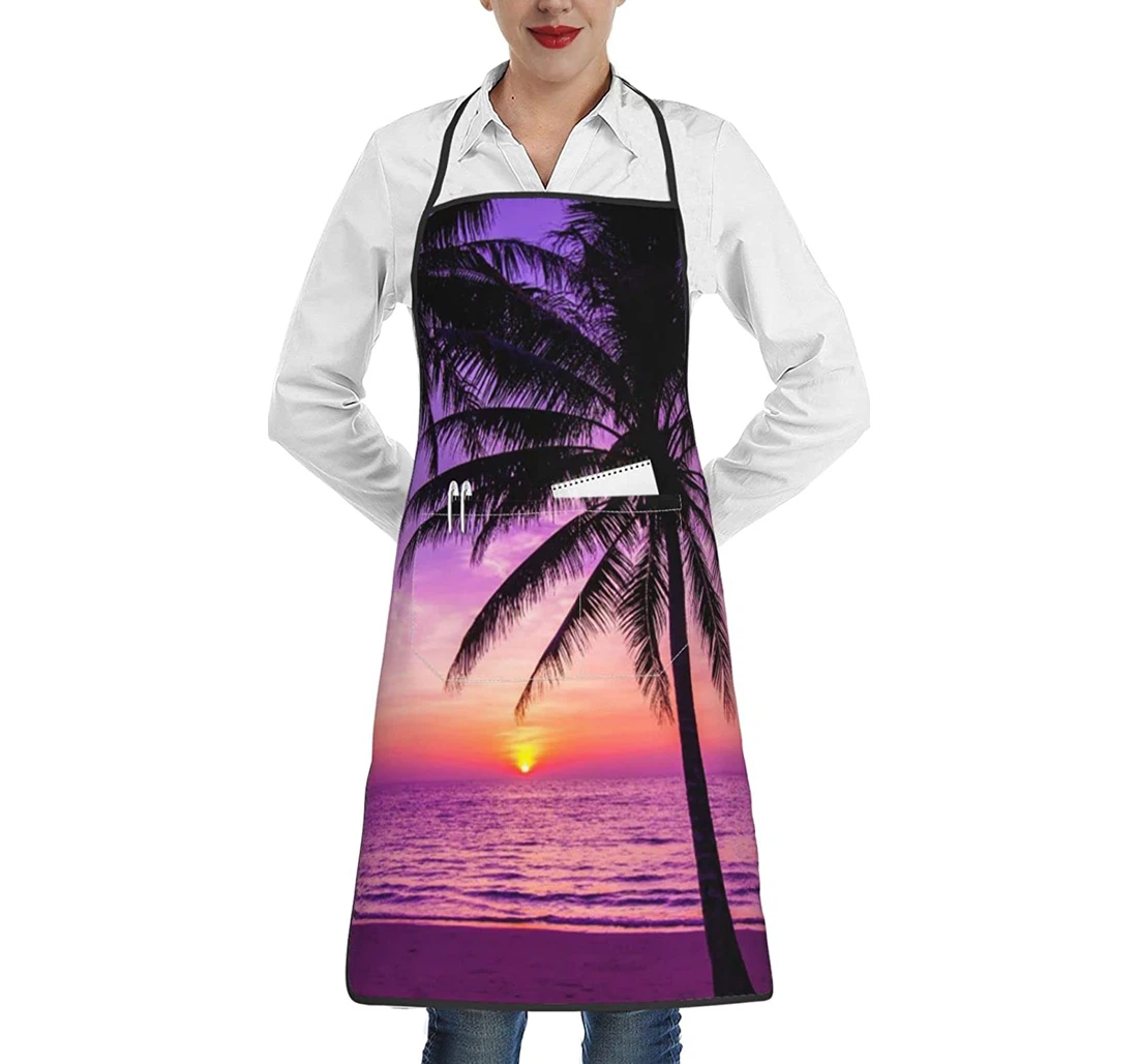 Cartoon Mushrooms Apron