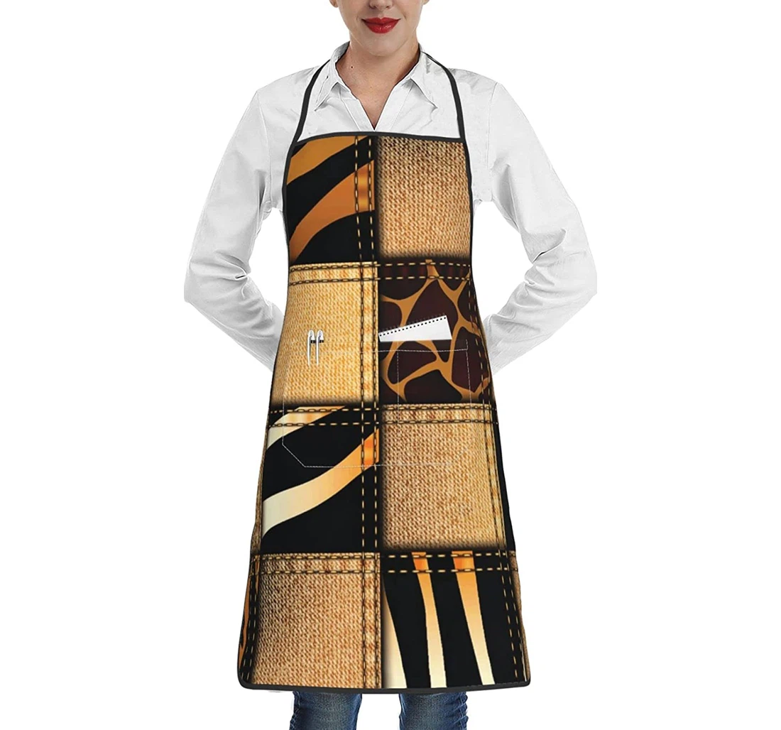 Denim Patchwork Apron