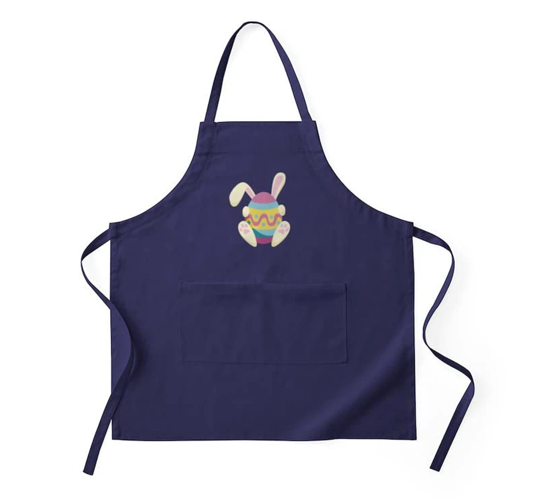 Bunny Egg Dark Apron