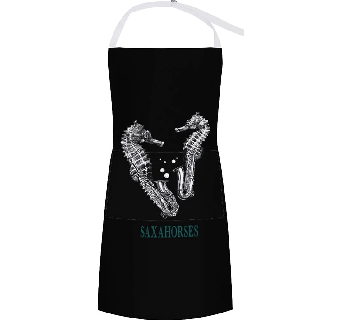 Hippocampus Saxophone Apron