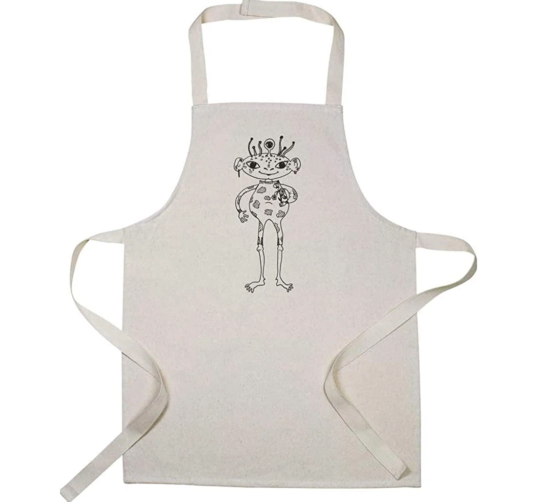 'alien Flowers' Apron