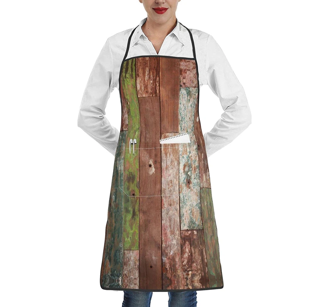 Planks Weathered Old Look Apron