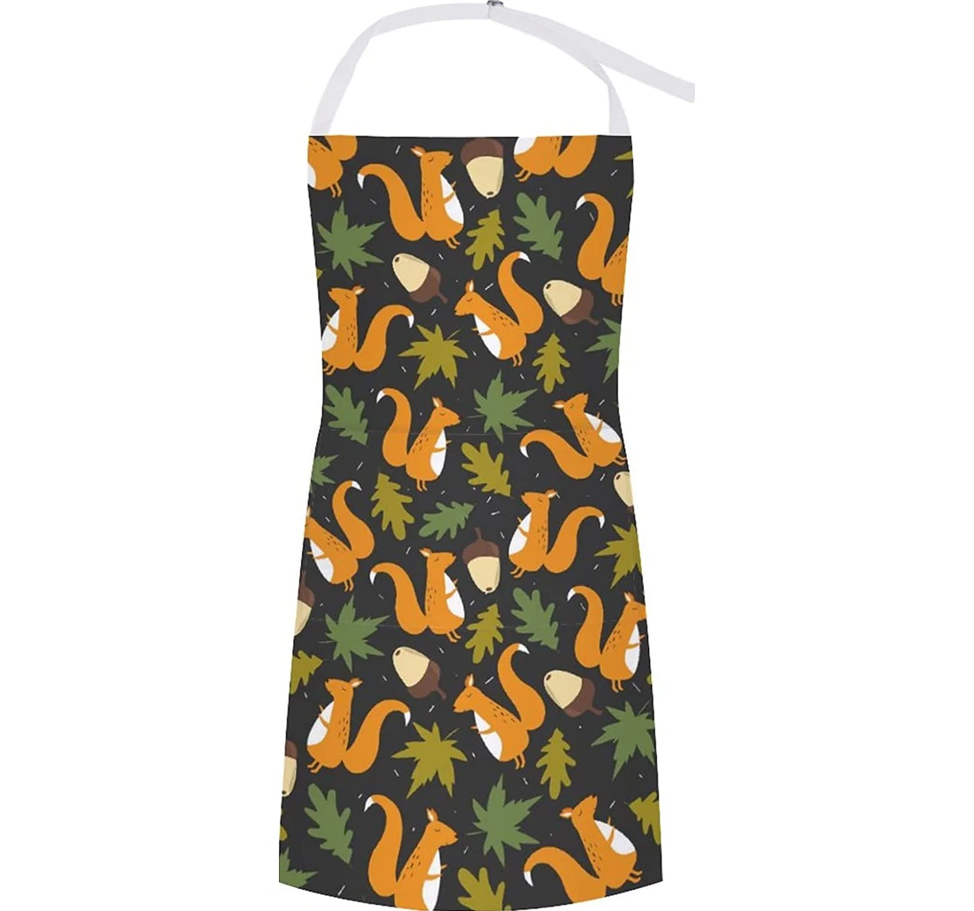 Squirrels Acorns Apron