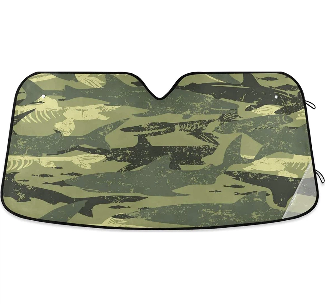 Camouflage Pattern Auto Sun Shade