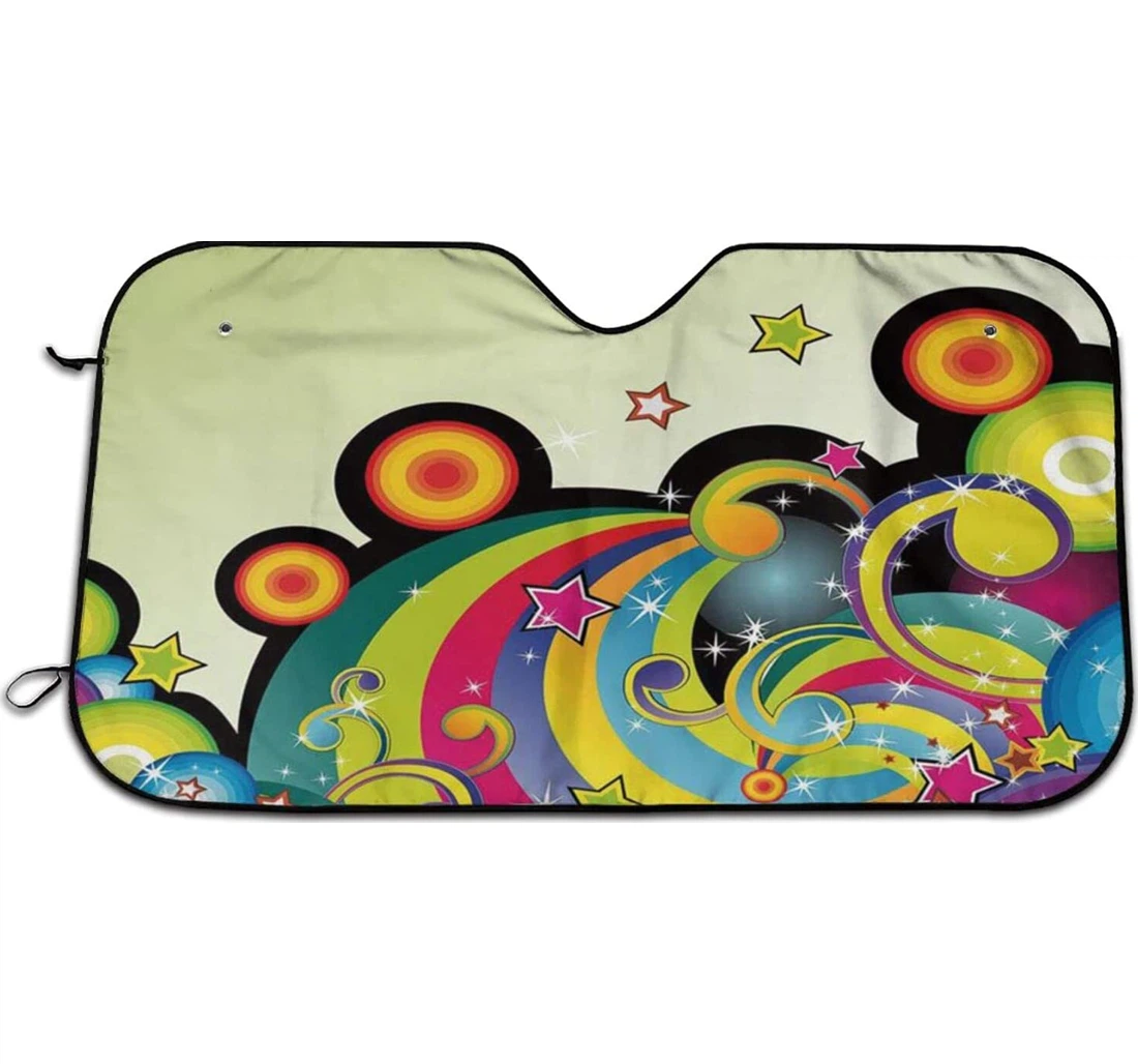 Supermassive Black Hole At The Milky Way Galactic Center Astral Motion Double Bubble Auto Sun Shade