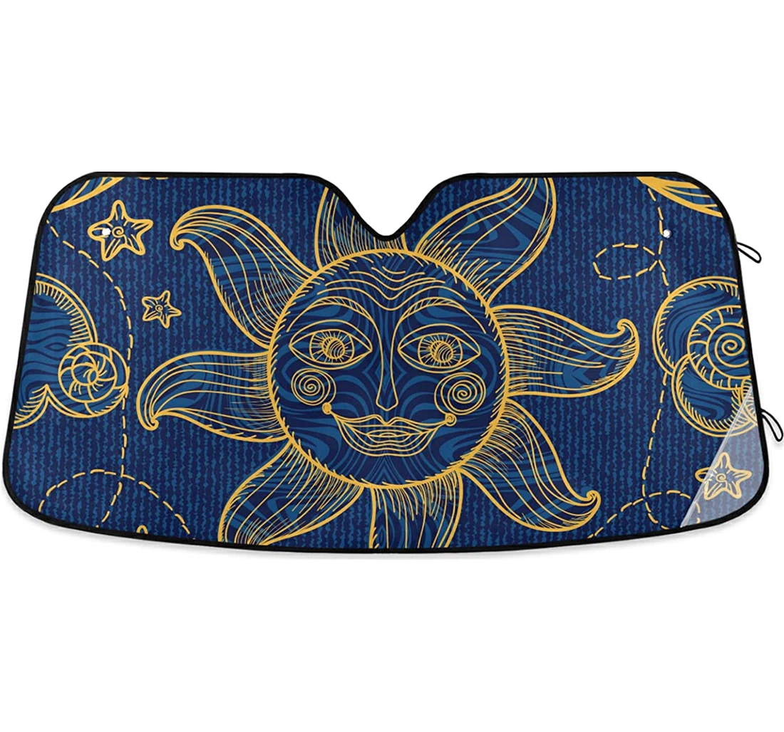 Tarot Moon Clouds Auto Sun Shade