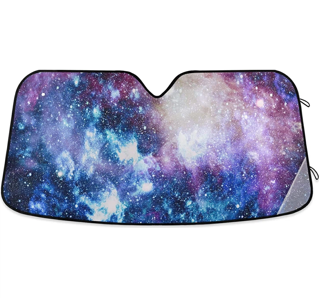 Purple Universe Planet Bank Auto Sun Shade