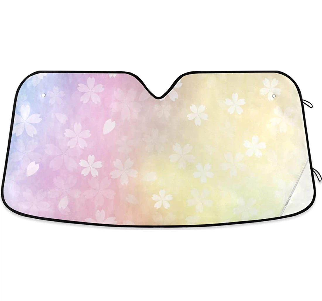 Boar Pink Cherry Blossom Auto Sun Shade