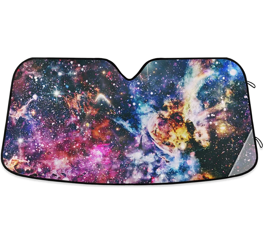 Galaxy Universe Planet Auto Sun Shade