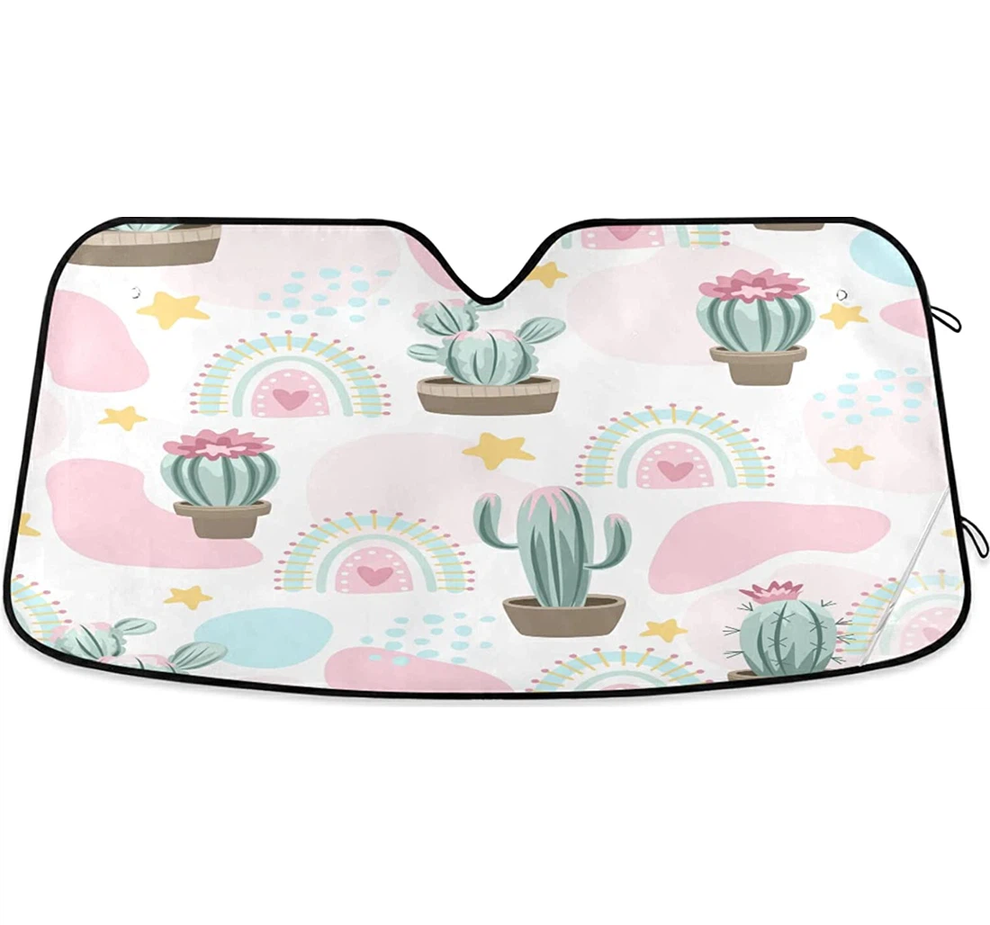 Cactus Plant Auto Sun Shade