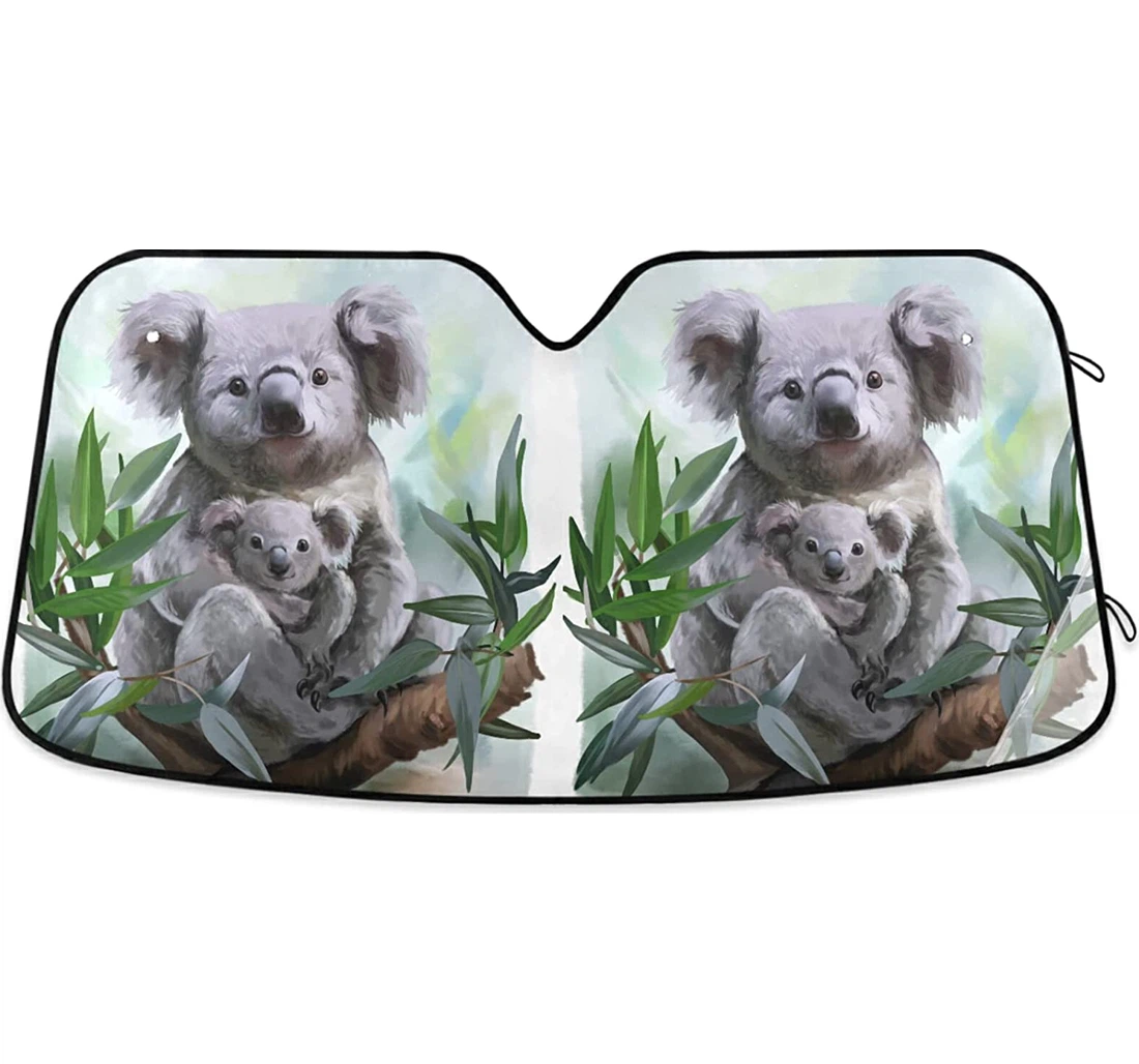 Koala Baby Leaves Auto Sun Shade