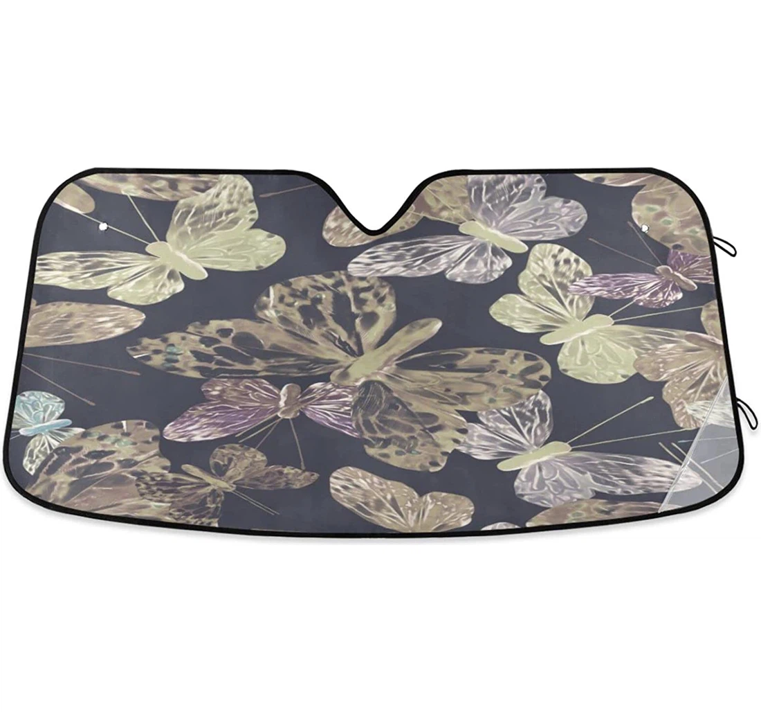 Kigai Vintage Butterfly Auto Sun Shade