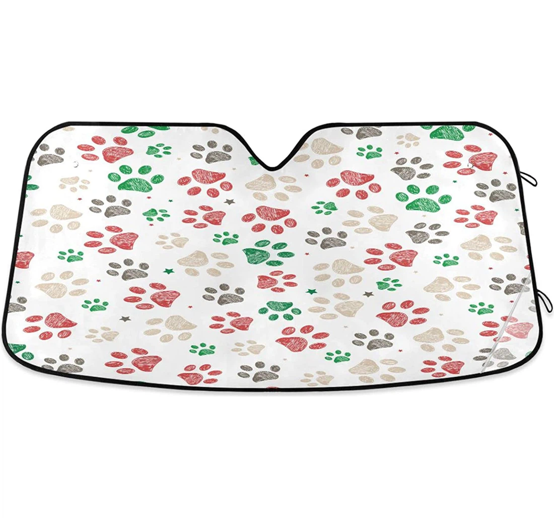 Kigai Colorful Paw Auto Sun Shade