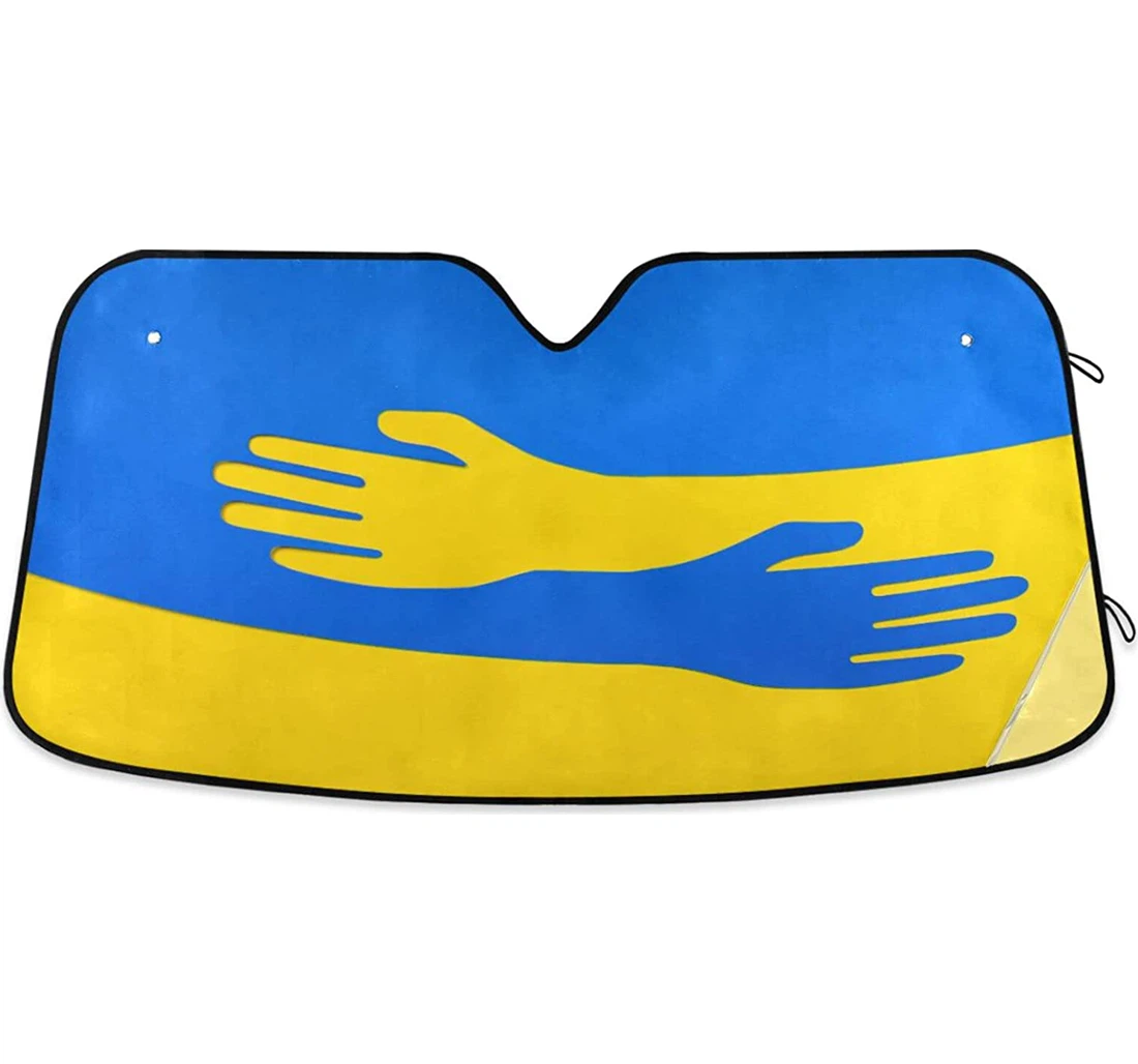Kigai Ukraine Hugs Auto Sun Shade