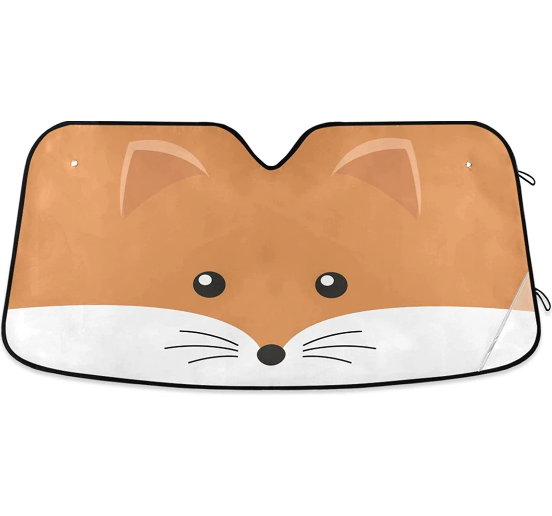 Cute Fox Auto Sun Shade