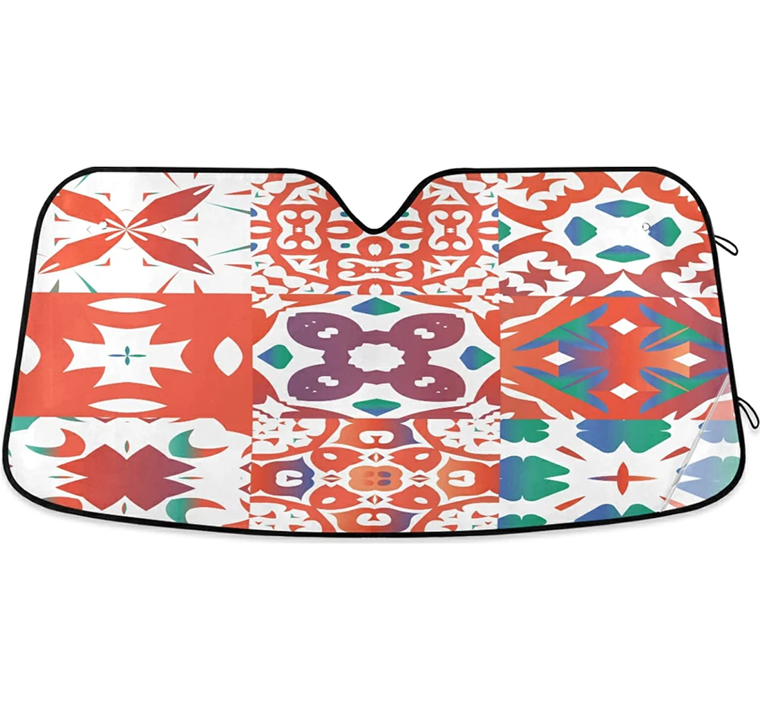 Bohemia Mandala Talavera Auto Sun Shade