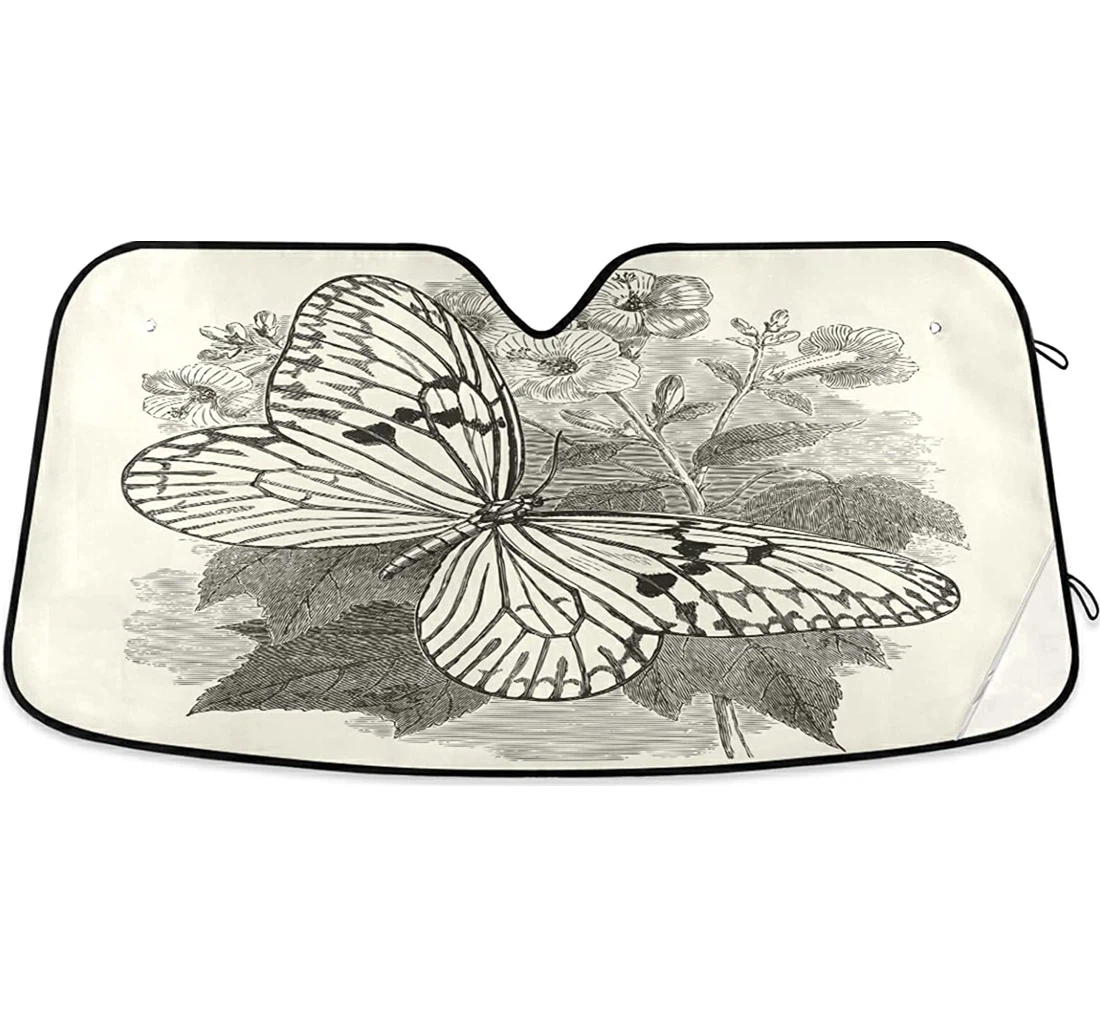 Butterfly Note Auto Sun Shade