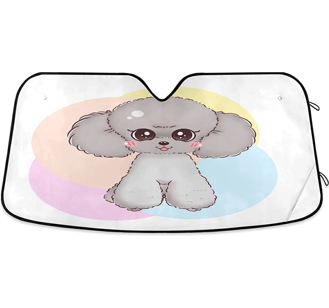 Cute Cartoon Dog Auto Sun Shade