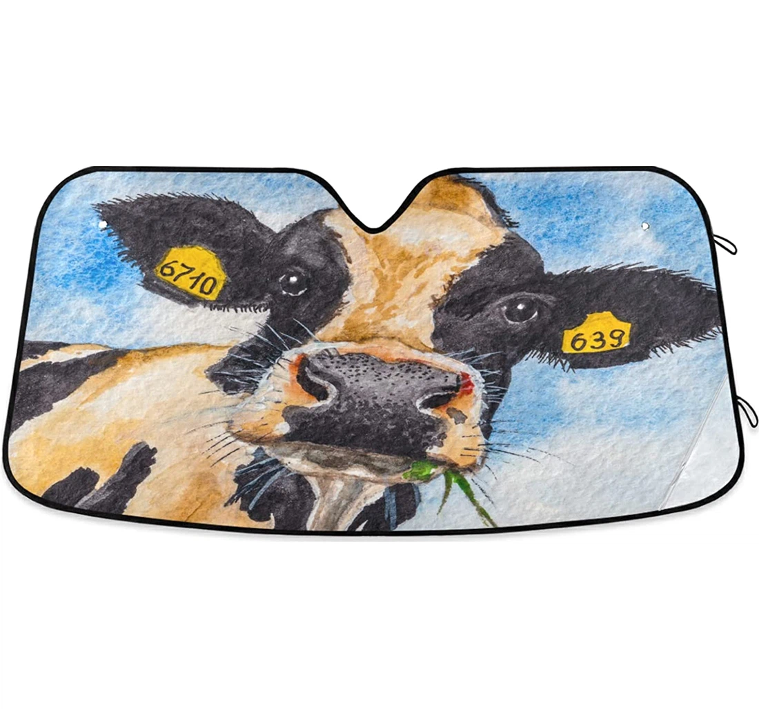 Highland Cow Coolsun Fits Auto Sun Shade