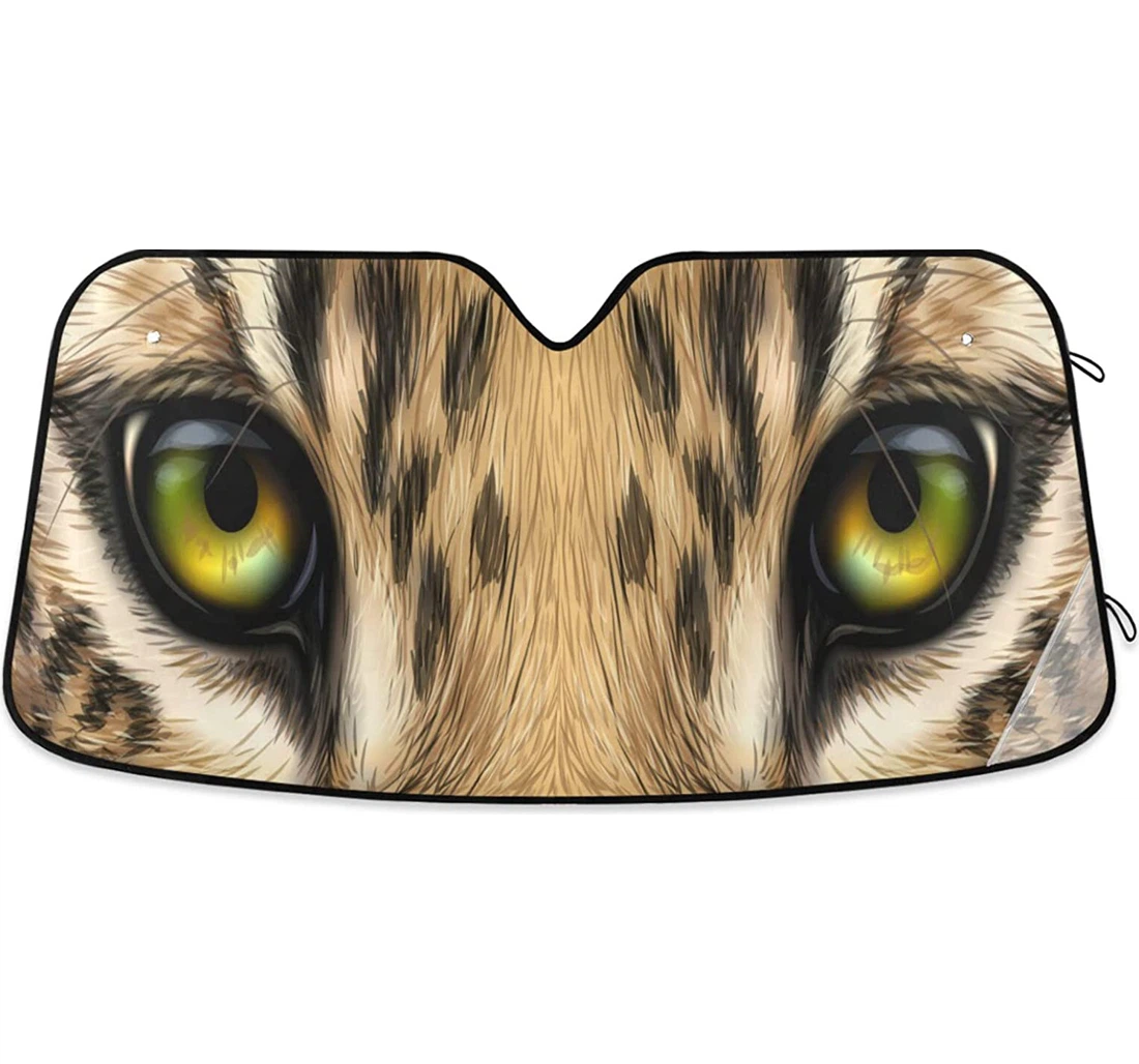 Cheetah's Gaze With General Purpose Auto Sun Shade