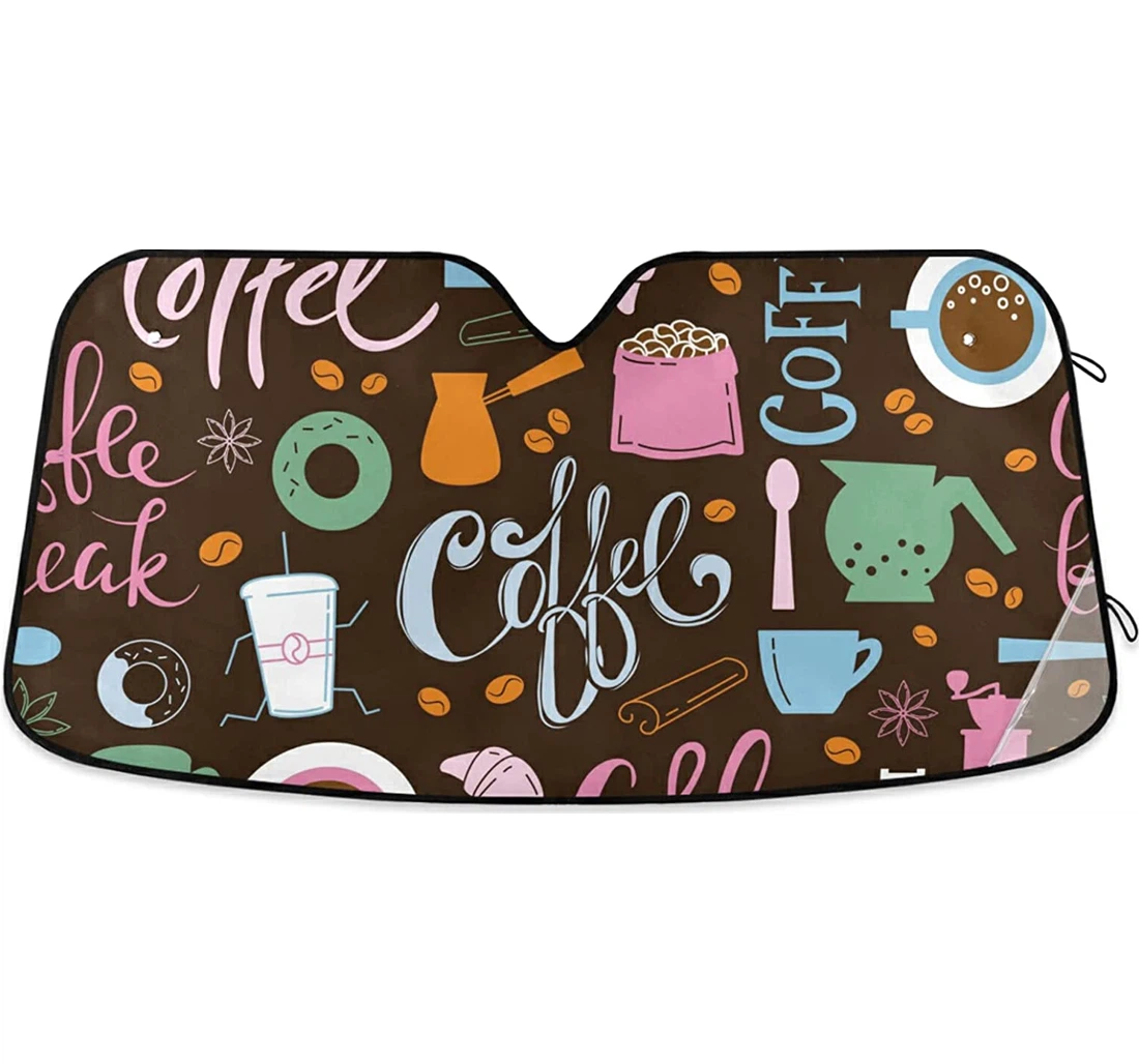 Coffee Cup Auto Sun Shade