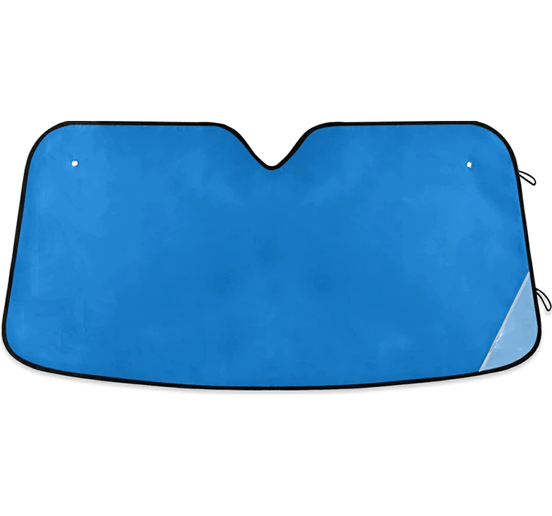 Blue Solid Color Coolsun Fits Auto Sun Shade