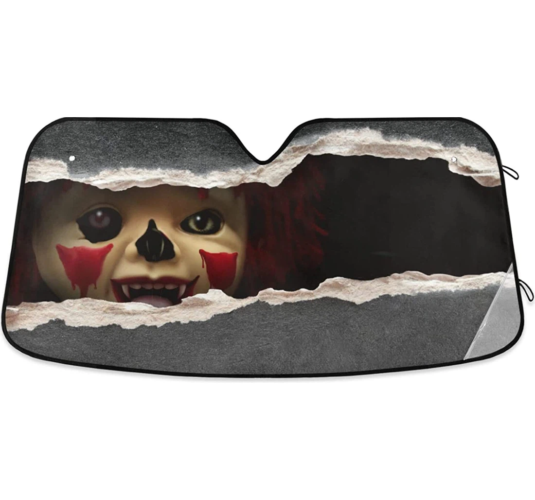 Dark Evil Ghost Auto Sun Shade