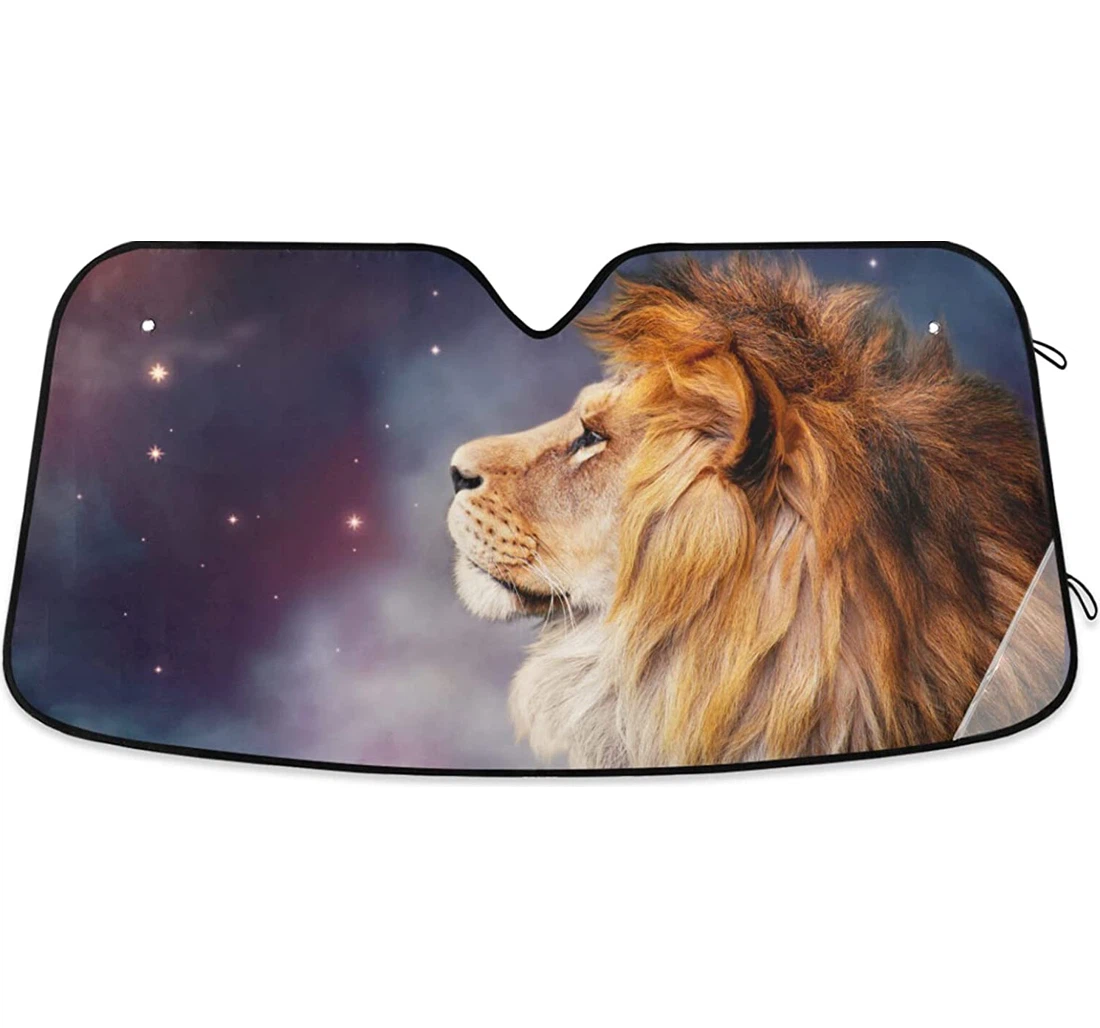 Lion Night African Night Stars Wild Auto Sun Shade
