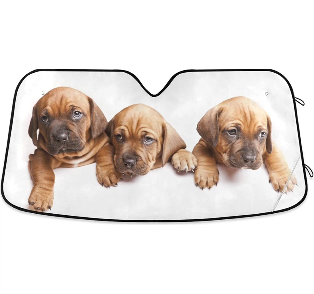 Lovely Dogs D Auto Sun Shade