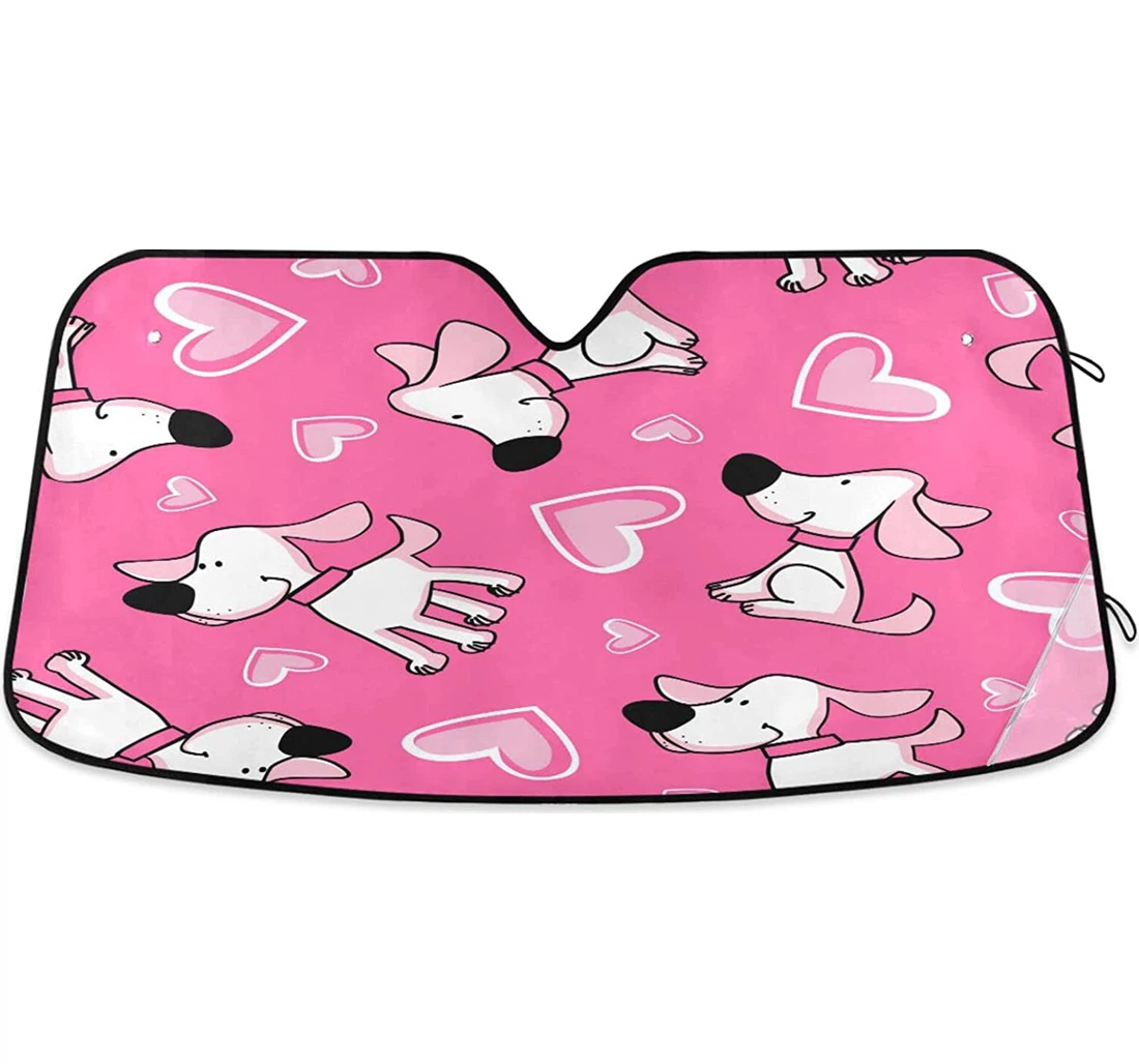 Kigai Cute Dogs Auto Sun Shade