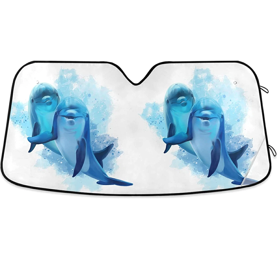 Two Blue Dolphins Auto Sun Shade