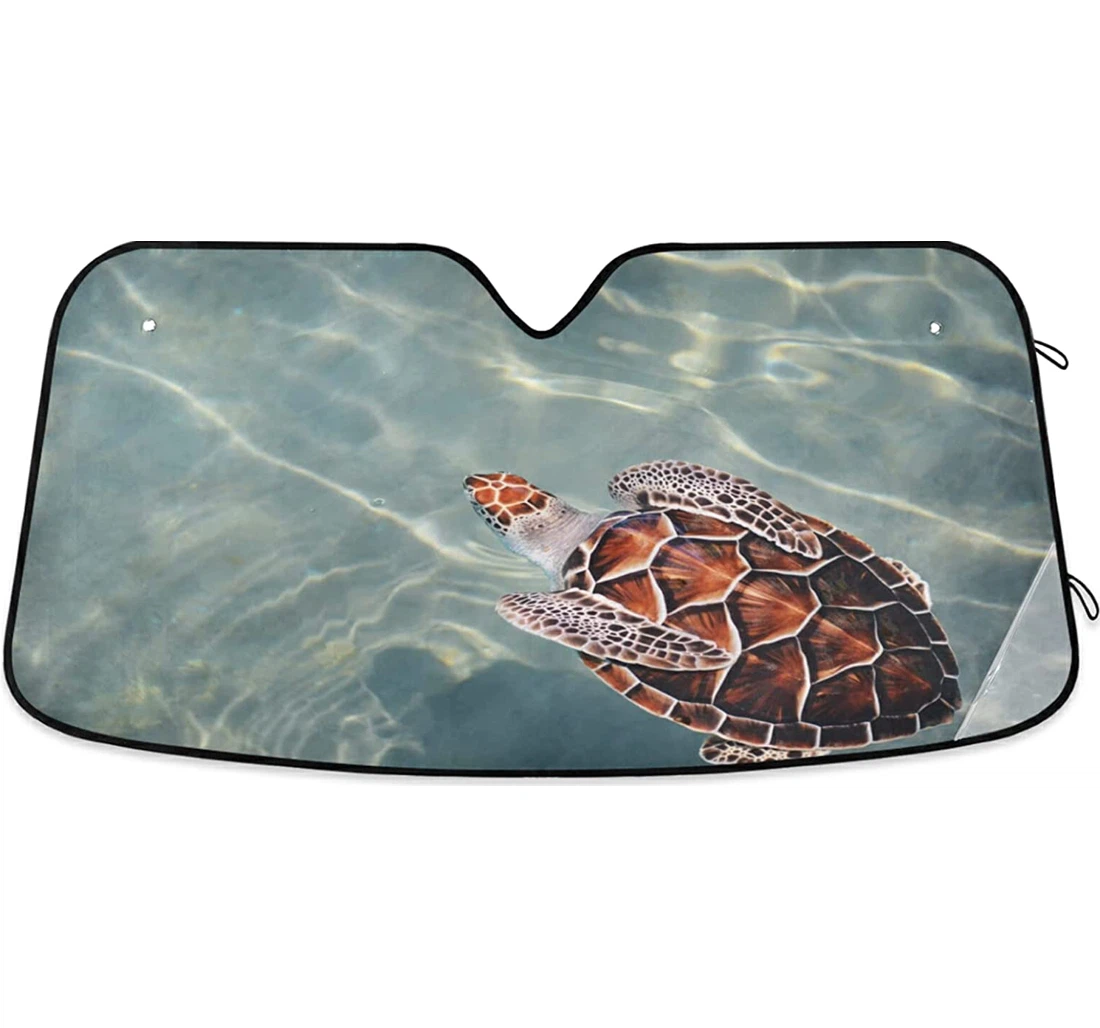 Turtle Tortoise Water Auto Sun Shade