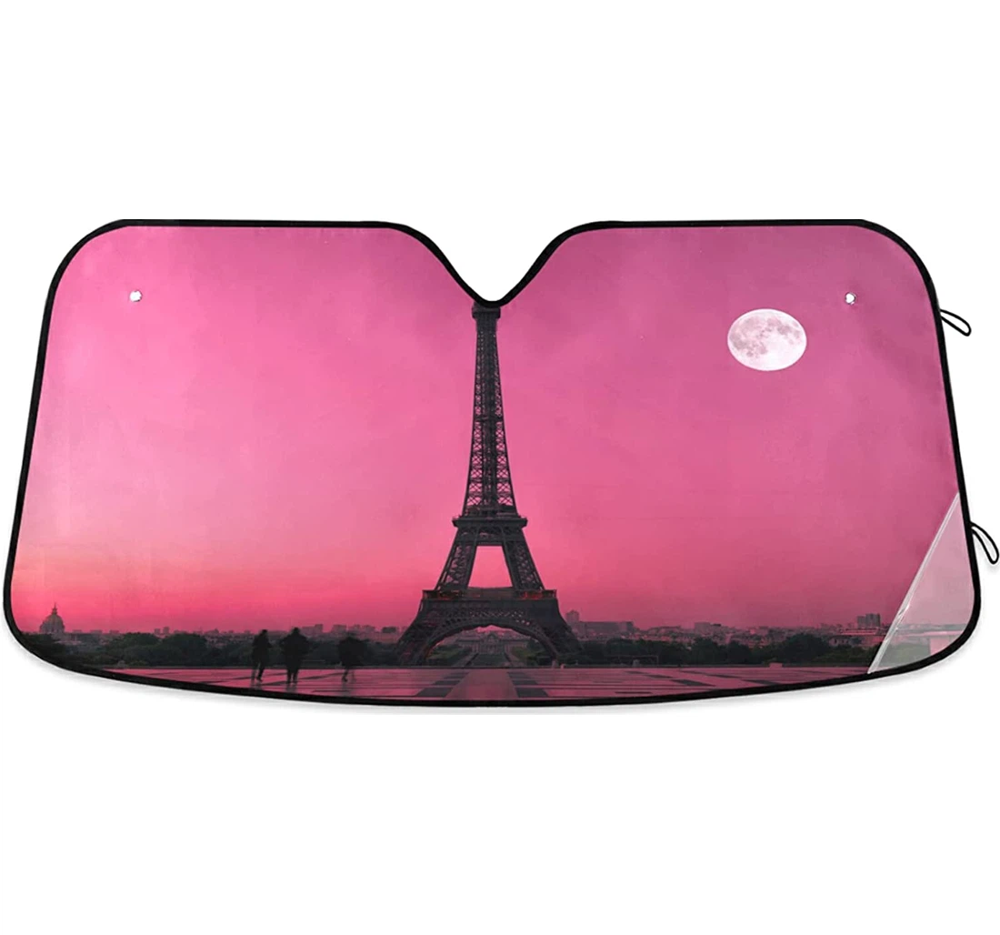 Beautiful Paris Eiffel Tower Auto Sun Shade