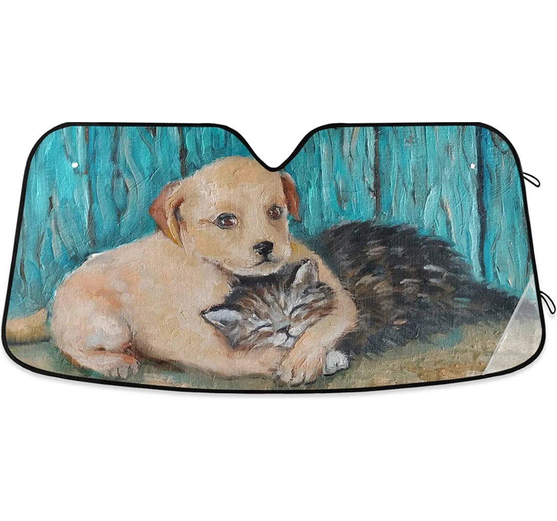 Cat Puppy Dog Auto Sun Shade