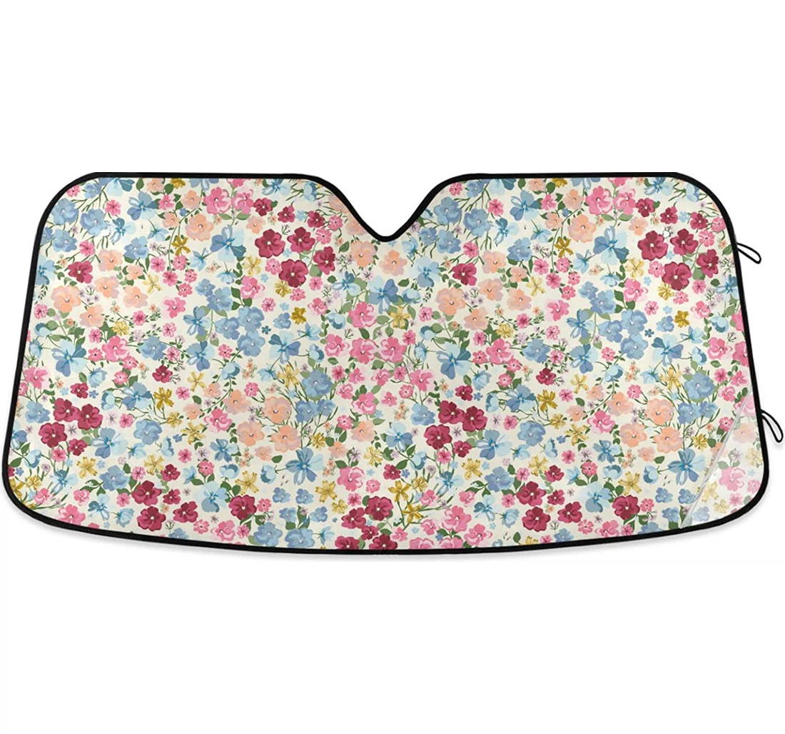 Meadow Wildflower Auto Sun Shade