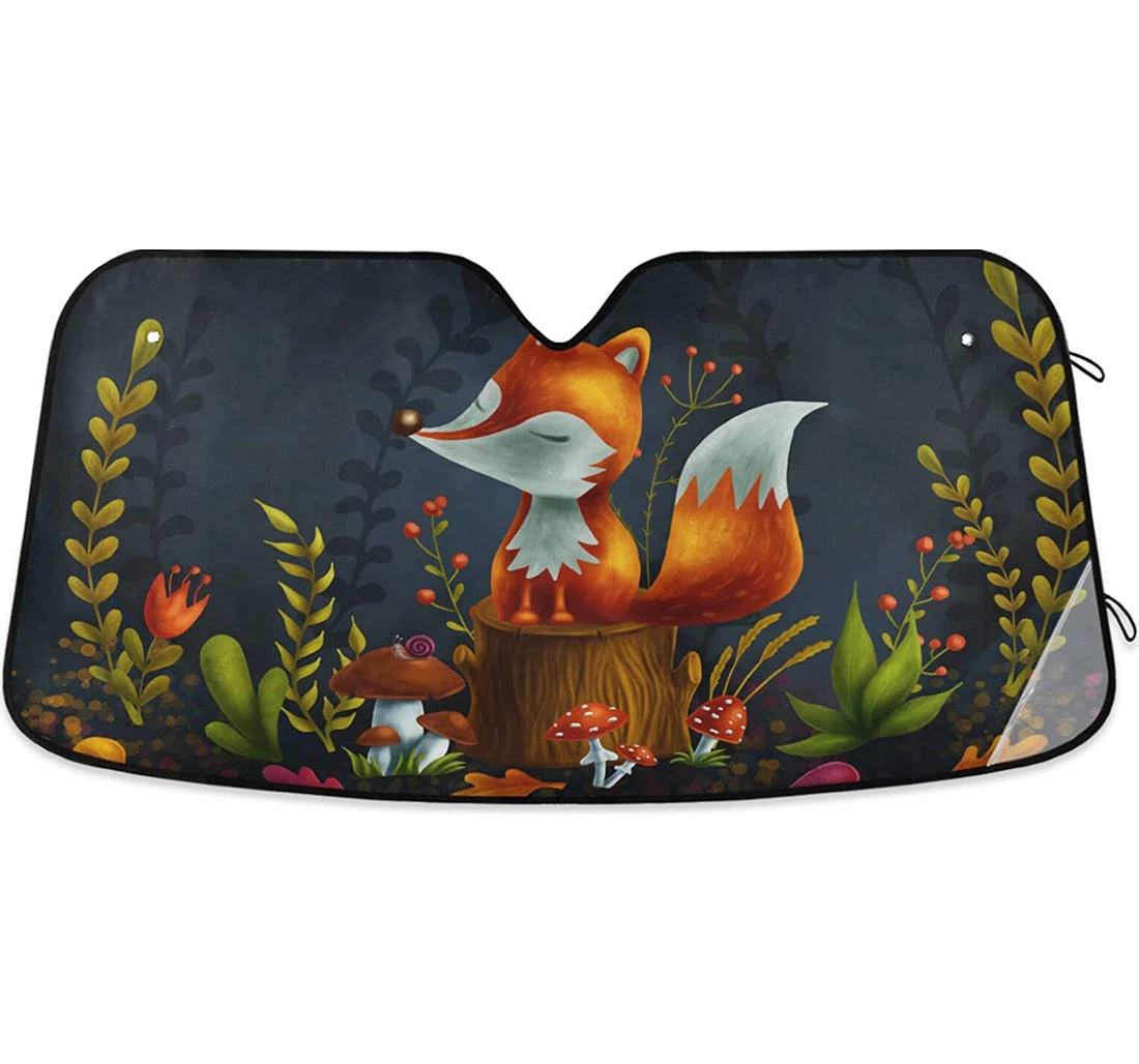 Fox Flowers Auto Sun Shade