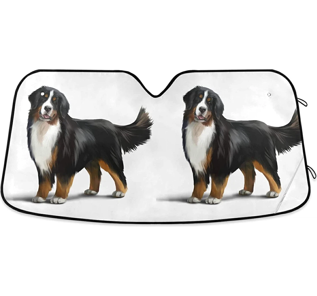 Bernese Mountain Dog Auto Sun Shade