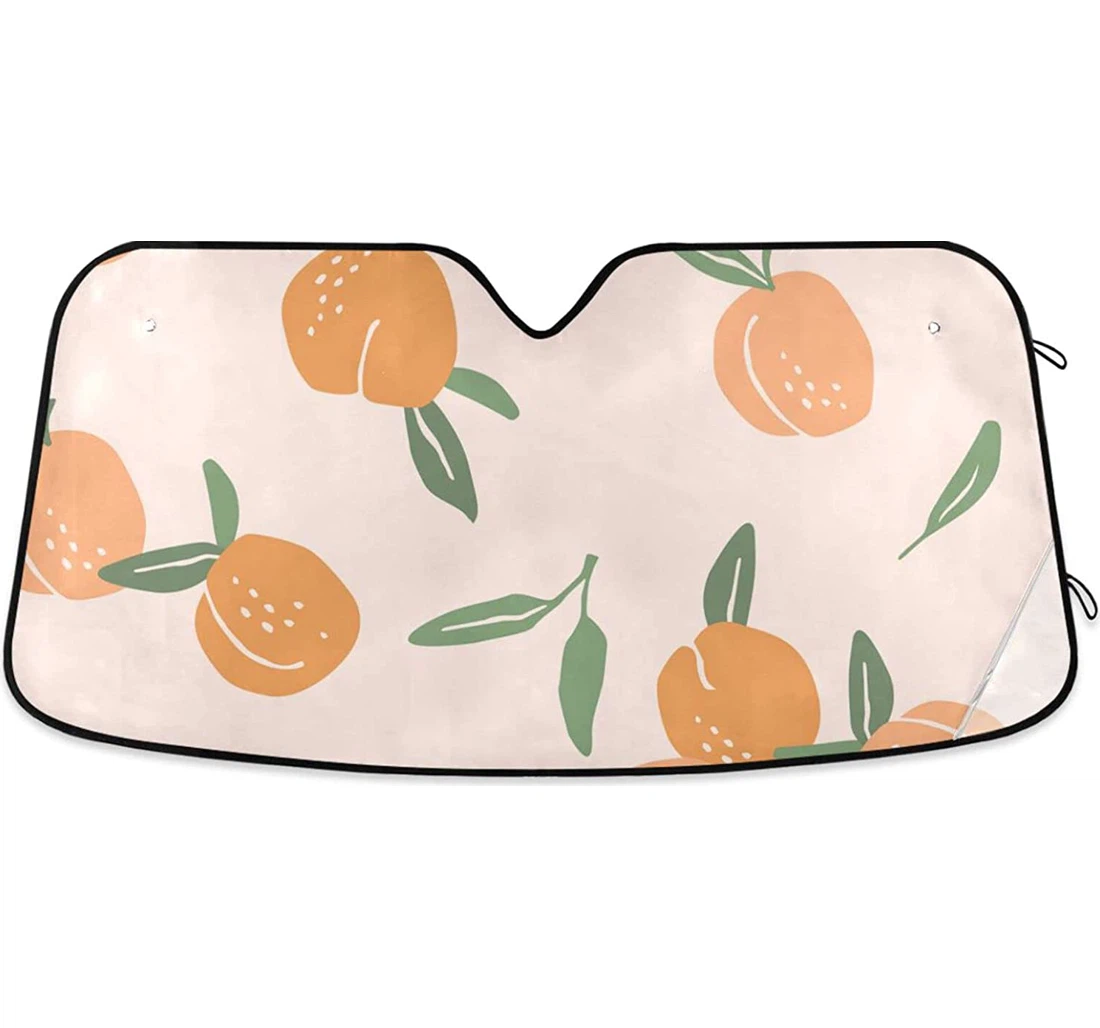 Watercolor Peaches Auto Sun Shade