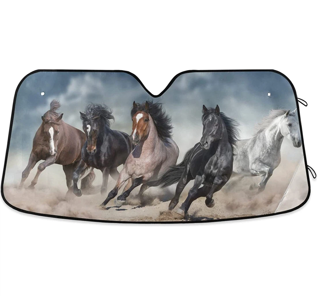 Horse Race Foal Auto Sun Shade