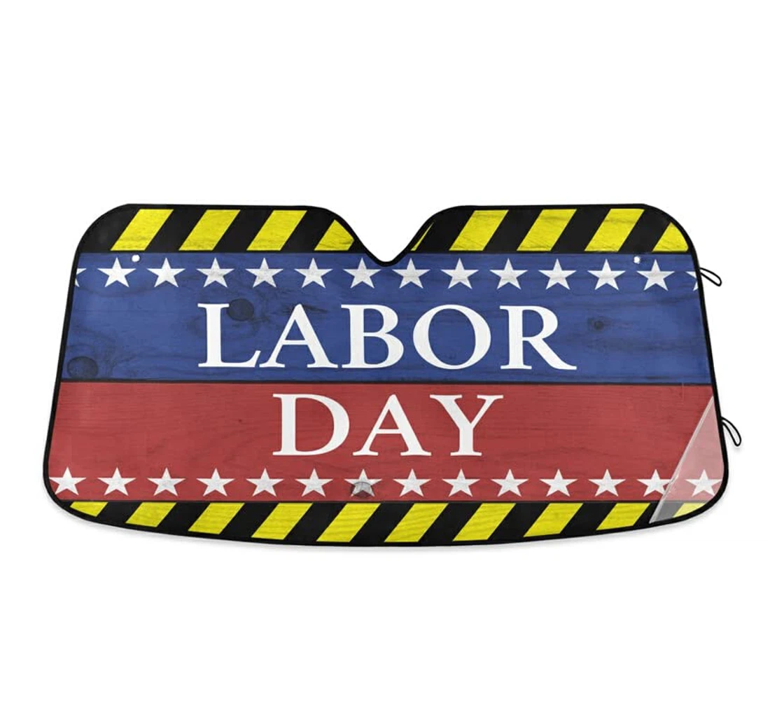 Usa Labor Day America Auto Sun Shade