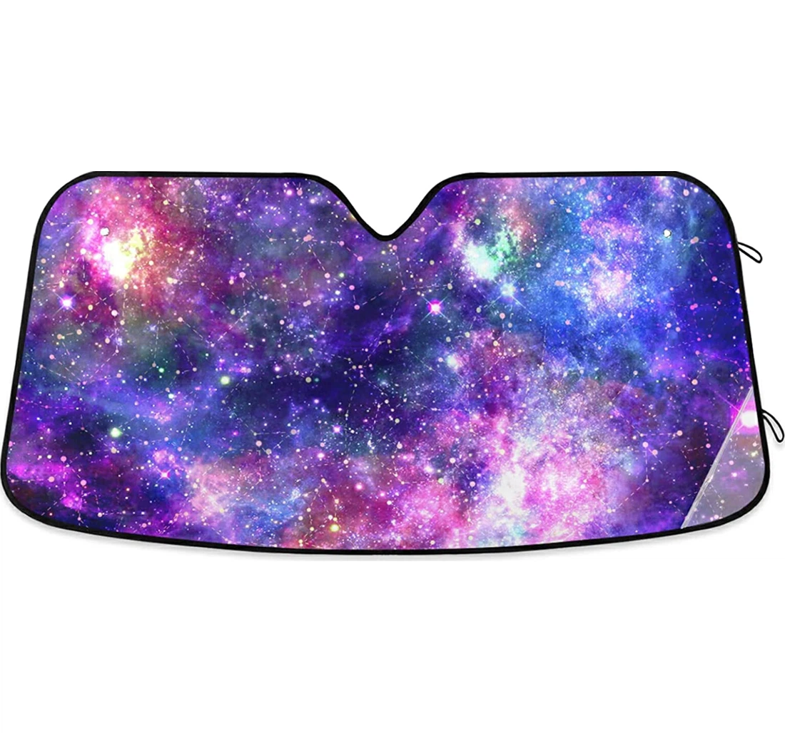 Universe Planet Galaxy Night Auto Sun Shade