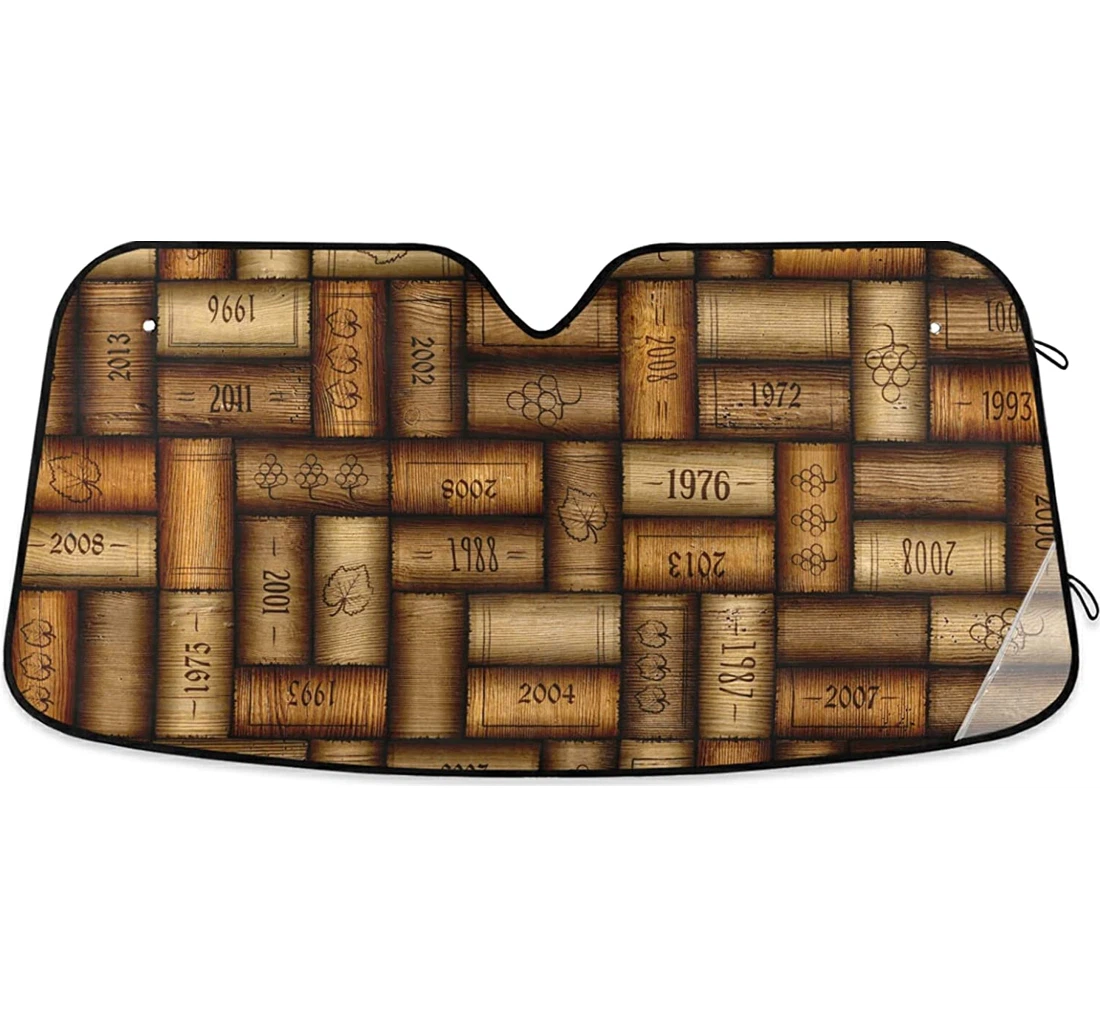 Wine Bottles Corks Harmful Auto Sun Shade