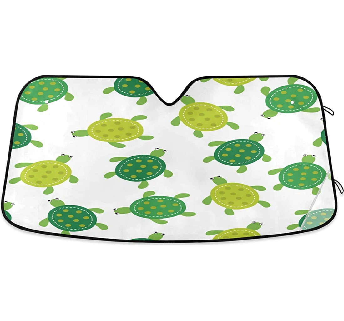 Cute Turtle Design Auto Sun Shade