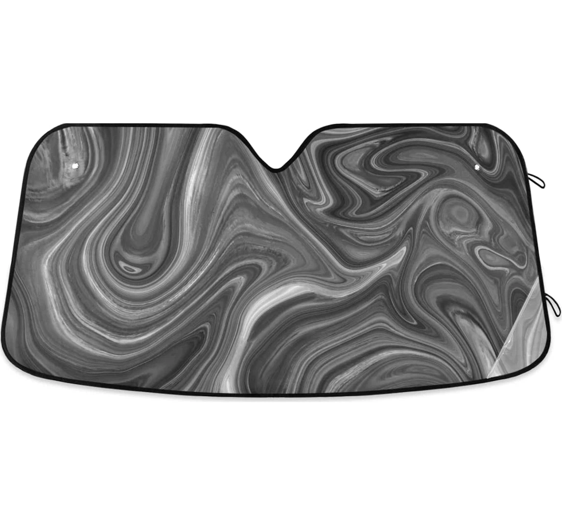 Marble Liquid Auto Sun Shade